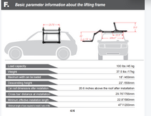Load image into Gallery viewer, Tooenjoy Universal Lift Assist Rack