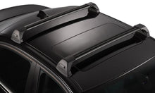 Load image into Gallery viewer, WhispBar Flush Bar Black Edition Roof Rack - Sun And Snow