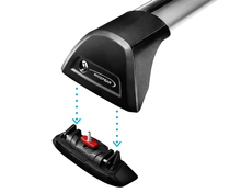 Load image into Gallery viewer, WhispBar Flush Bar Roof Rack - Sun And Snow